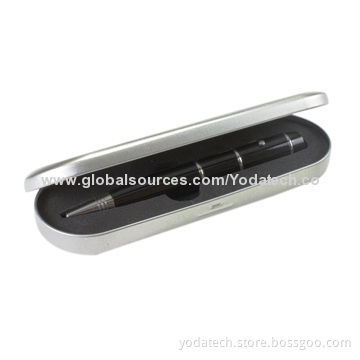 Metal Oval Case USB Packaging, Measures 180 x 60 x 20mm